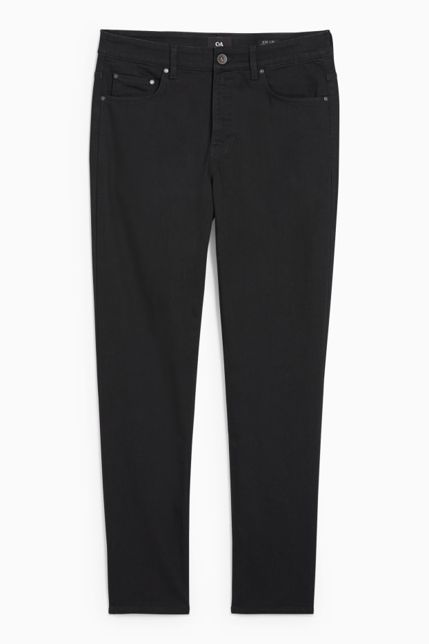 Uomo - Straight jeans - LYCRA® - nero