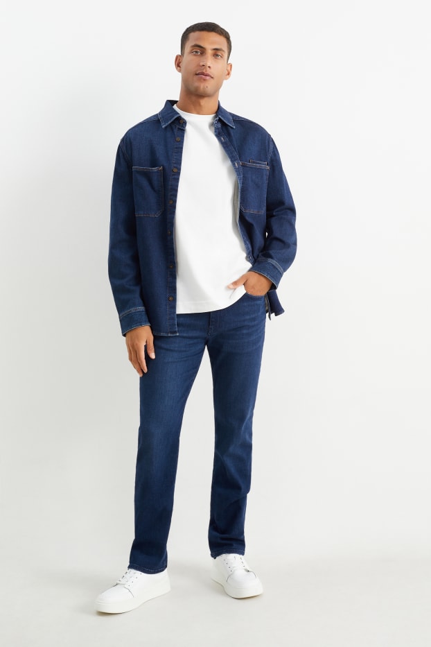 Hommes - Premium Denim by C&A - straight jean - LYCRA® - jean bleu foncé