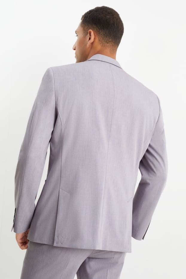 Hommes - Veste de costume - slim fit - Flex - 4 Way Stretch - violet