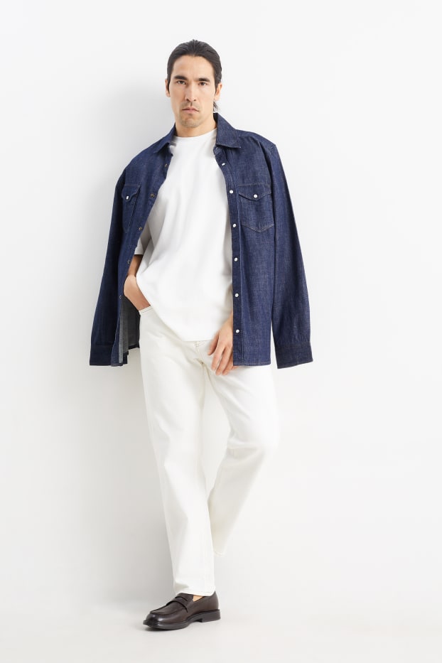 Home - Regular jeans - LYCRA® - blanc trencat