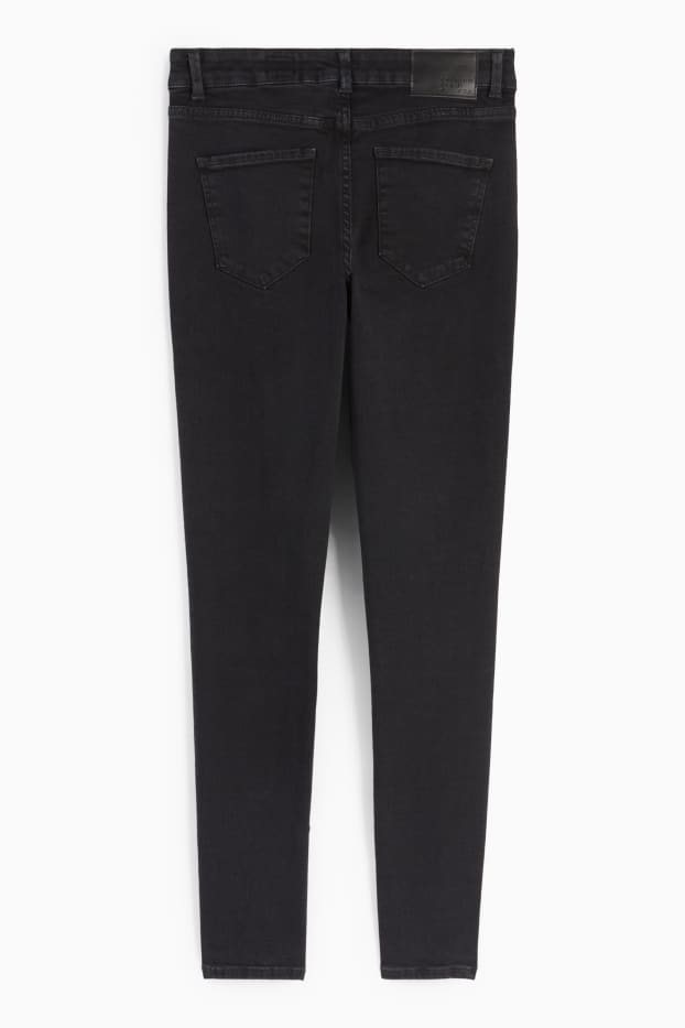Femei - Premium Denim by C&A - skinny jeans - talie medie - negru