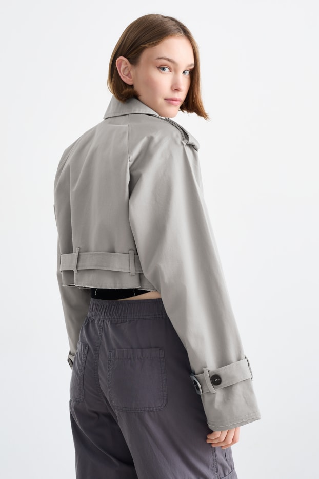 Dames - Korte jas - grijs