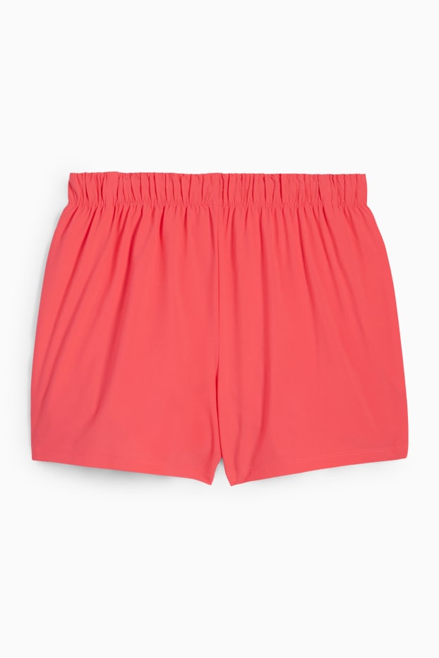 Dona - Pantalons curts tècnics - 4 Way Stretch - look 2 en 1 - fúcsia