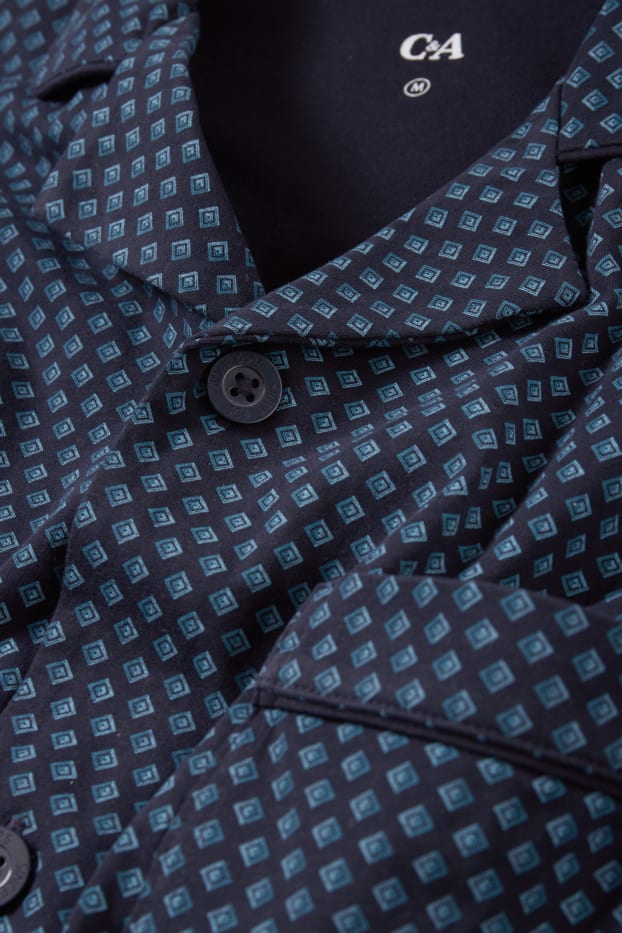 Men - Short pyjamas - dark blue