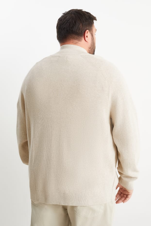 Uomo - Cardigan - beige chiaro