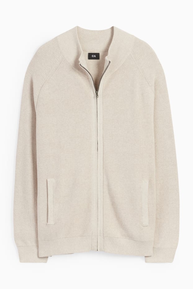 Uomo - Cardigan - beige chiaro