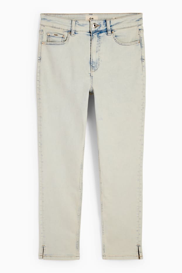 Donna - Slim jeans - vita alta - jeans grigio chiaro