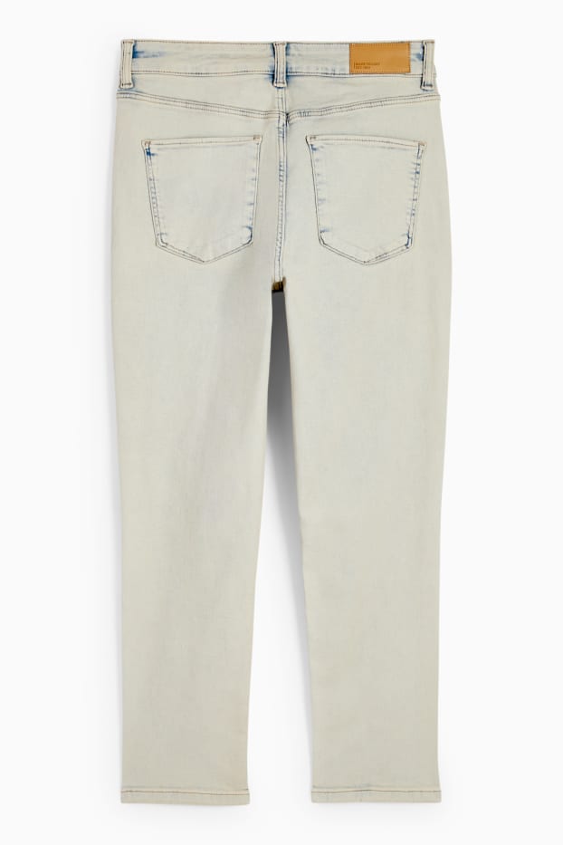 Donna - Slim jeans - vita alta - jeans grigio chiaro