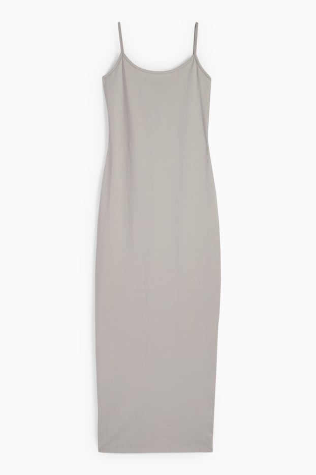 Femmes - Robe moulante - gris