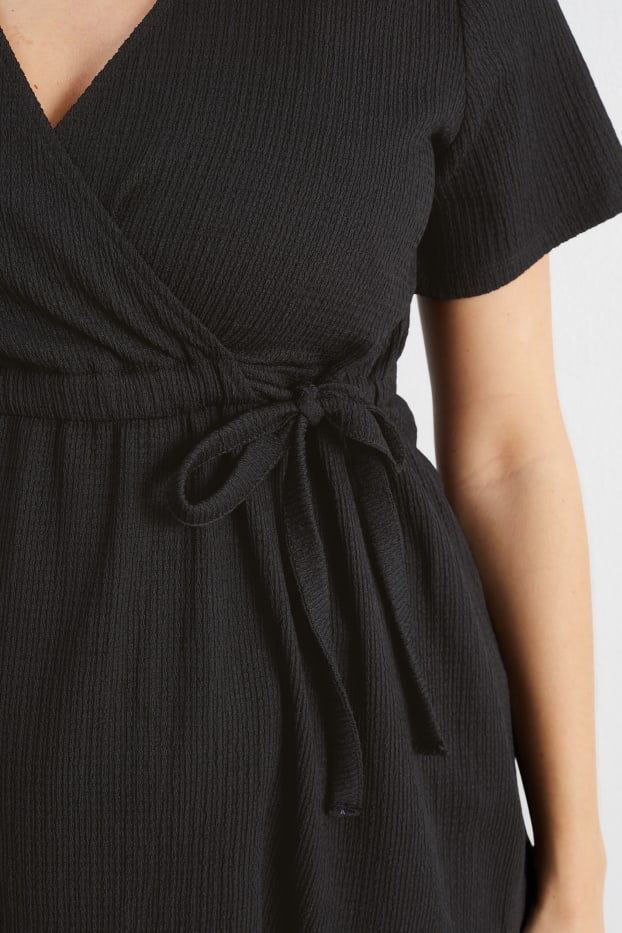 Women - Nursing blouse - black