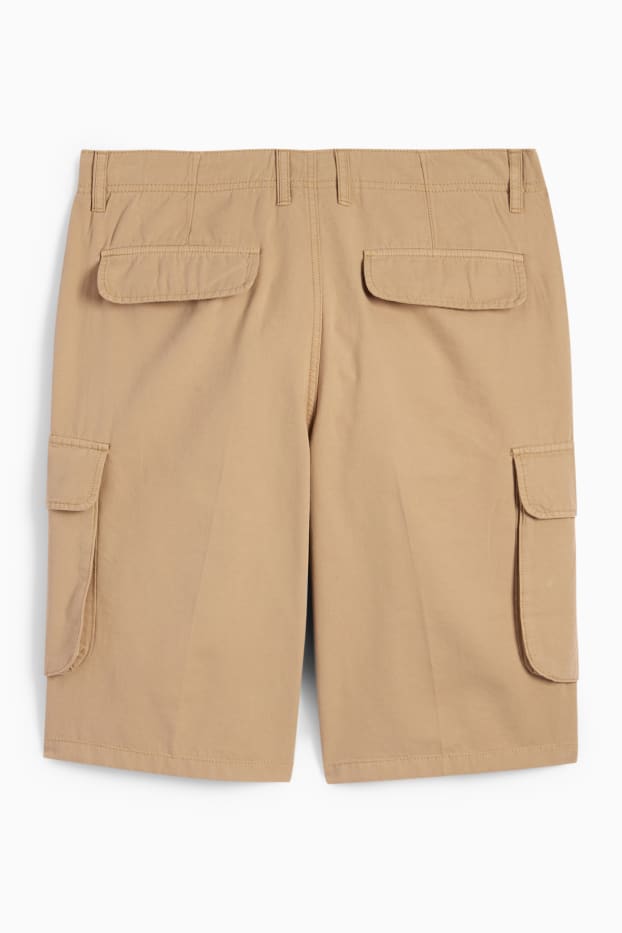 Hommes - Short cargo - beige