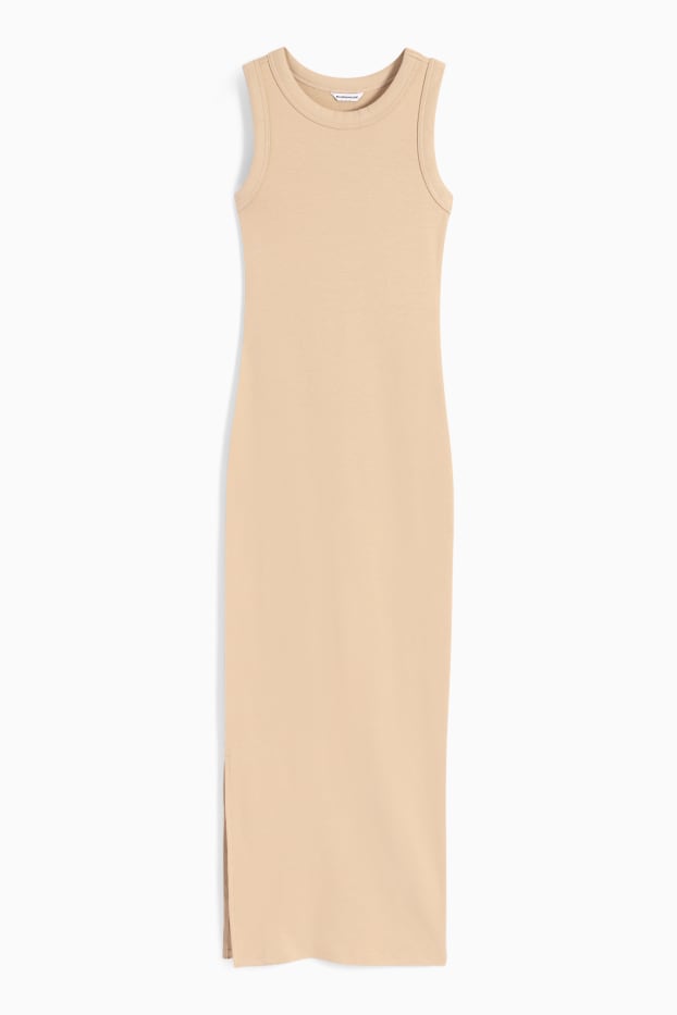 Femmes - Robe moulante - beige