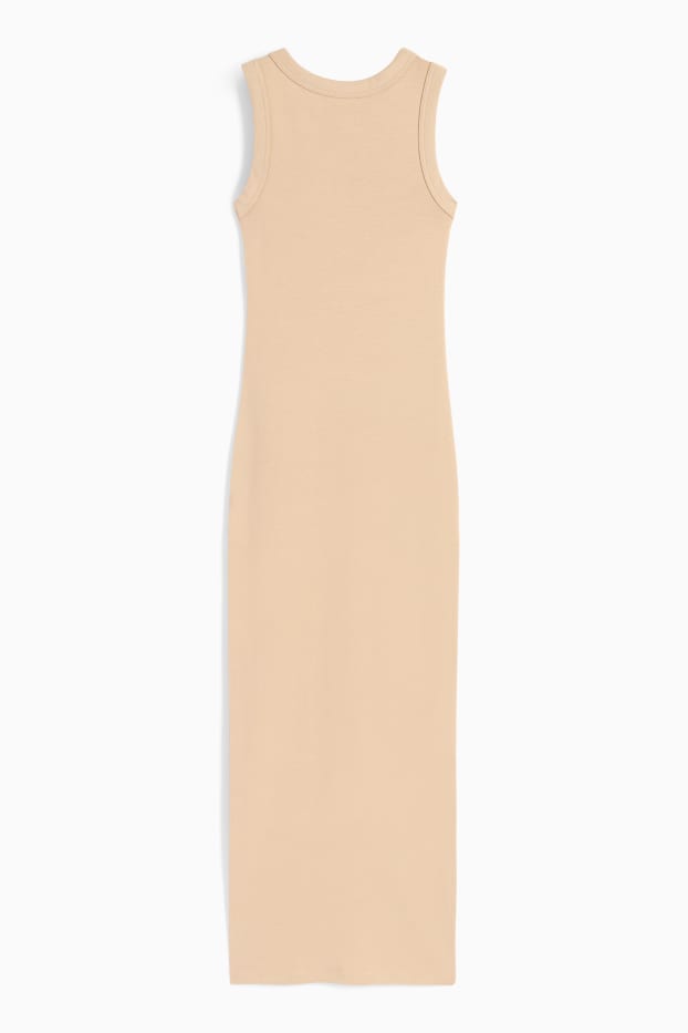 Femmes - Robe moulante - beige