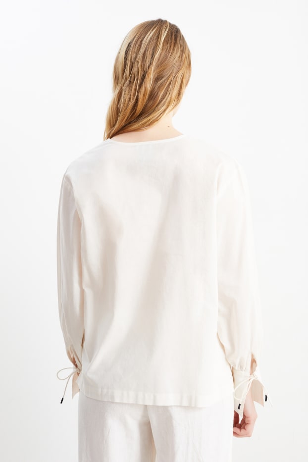 Damen - Rangsutra x C&A - Tunika - cremeweiss