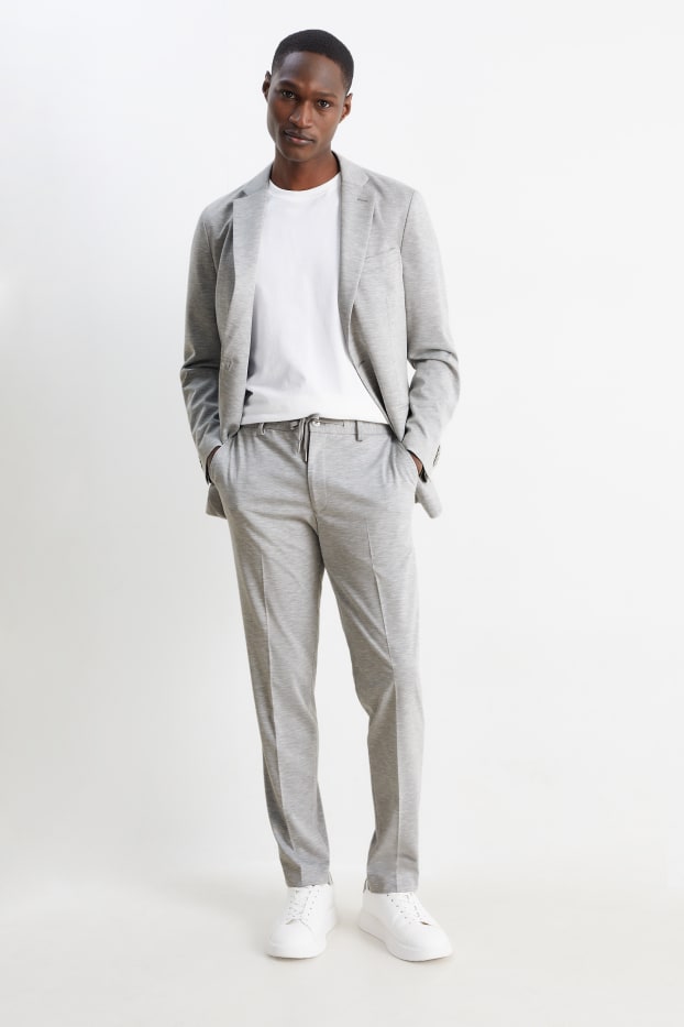Home - Pantalons combinables - slim fit - Flex - 4 Way Stretch - LYCRA® - gris clar