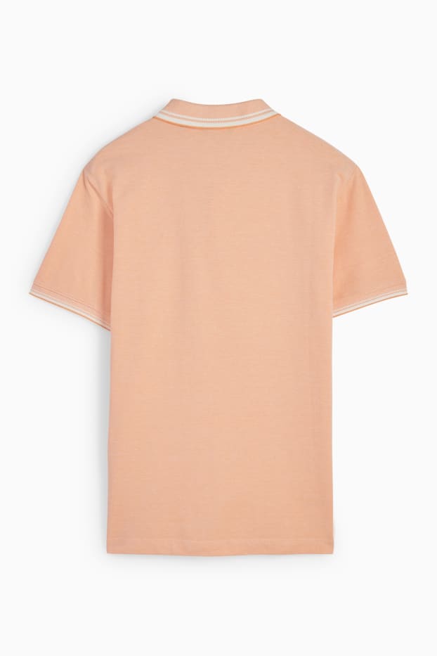 Herren - Poloshirt - orange