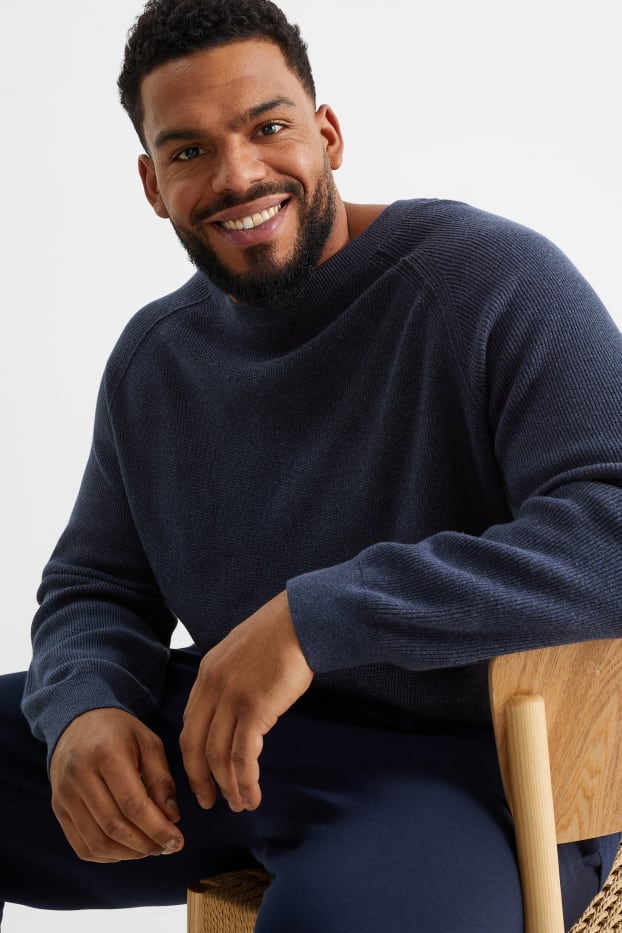 Men - Jumper - dark blue