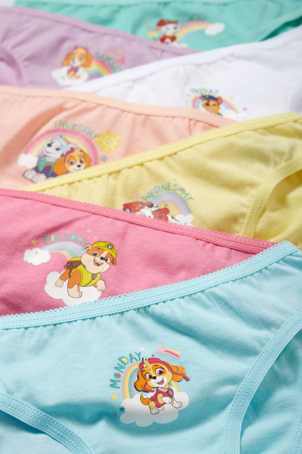 Kinder Mädchen - Multipack 7er - PAW Patrol - Slip - blau