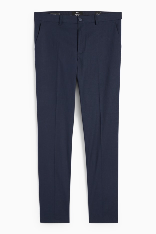 Men - Mix-and-match trousers - regular fit - Flex - LYCRA® - dark blue