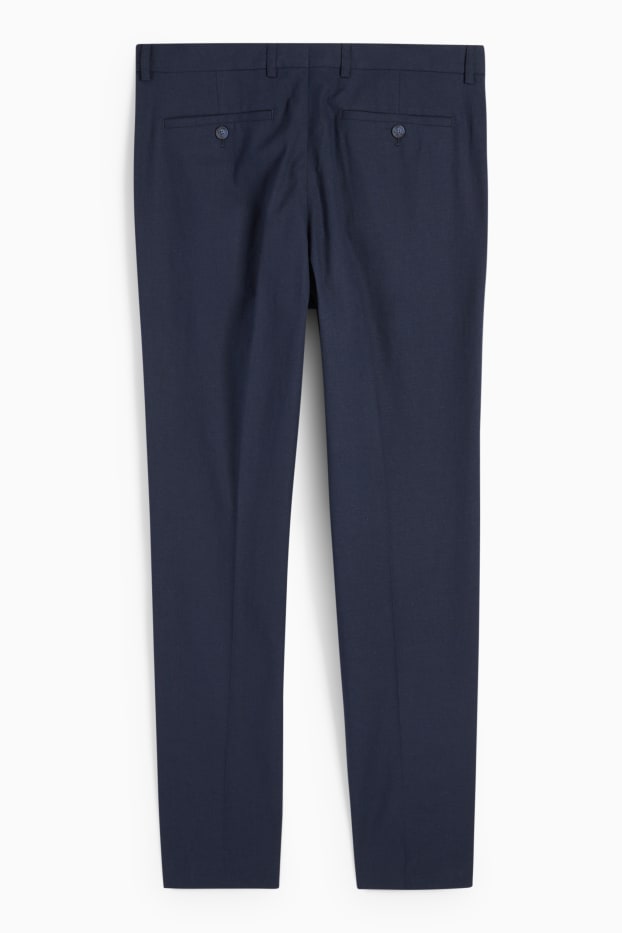 Men - Mix-and-match trousers - regular fit - Flex - LYCRA® - dark blue