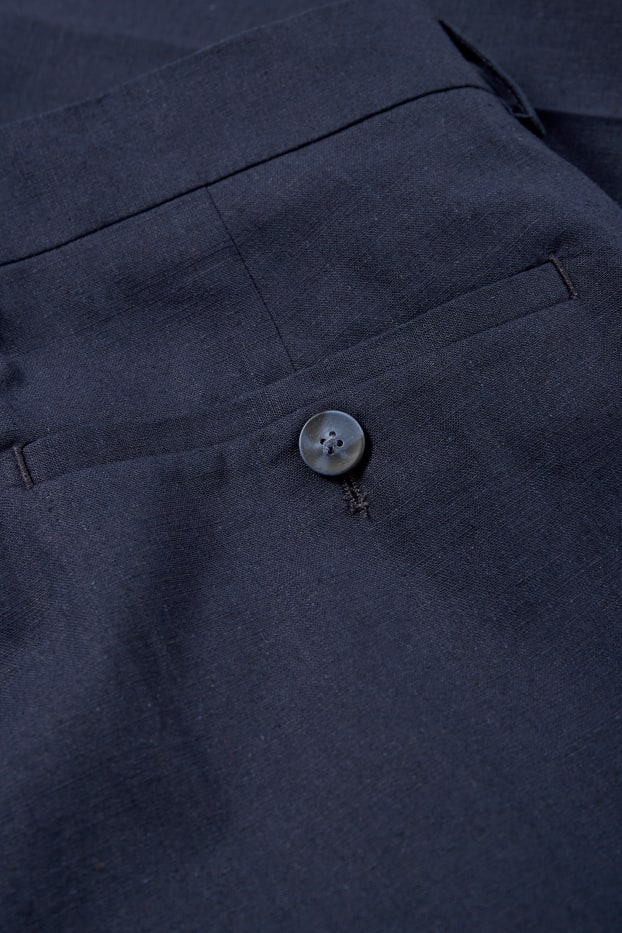 Men - Mix-and-match trousers - regular fit - Flex - LYCRA® - dark blue