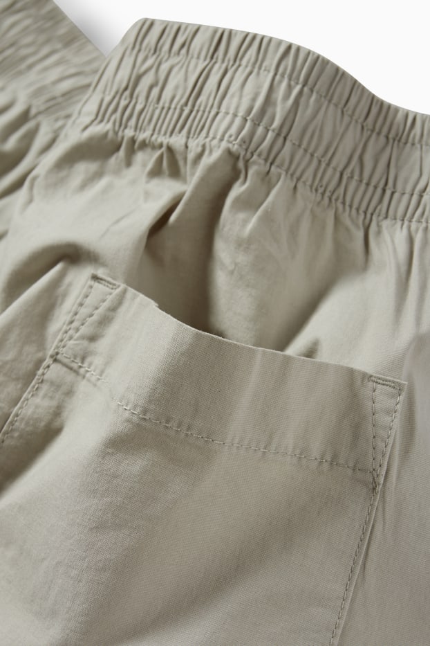 Pánské - Kalhoty chino - tapered fit - šedá