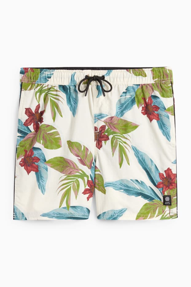 Men - Swim shorts - cremewhite