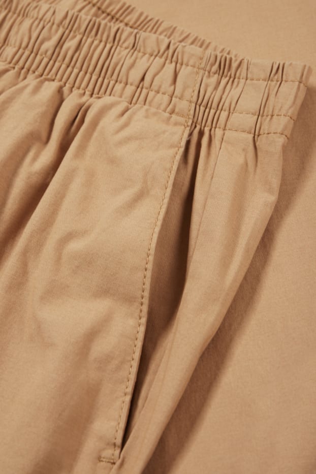 Pánské - Kalhoty chino - tapered fit - béžová