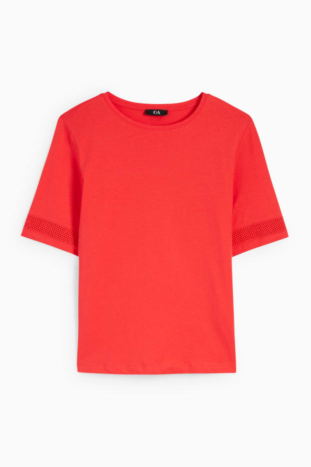 Mujer - Camiseta - rojo