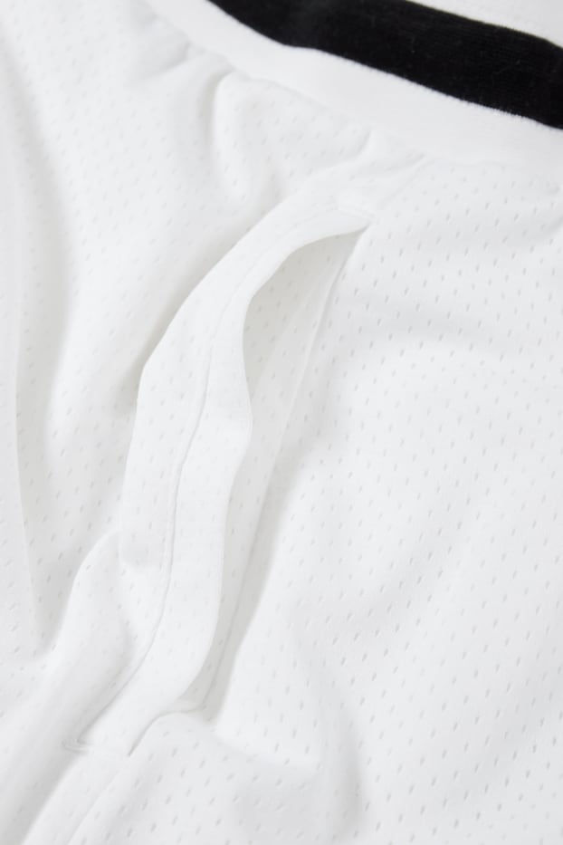 Heren - Sweatshort - wit