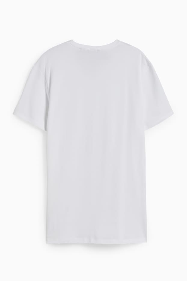 Men - T-shirt - Flex - slim fit - white