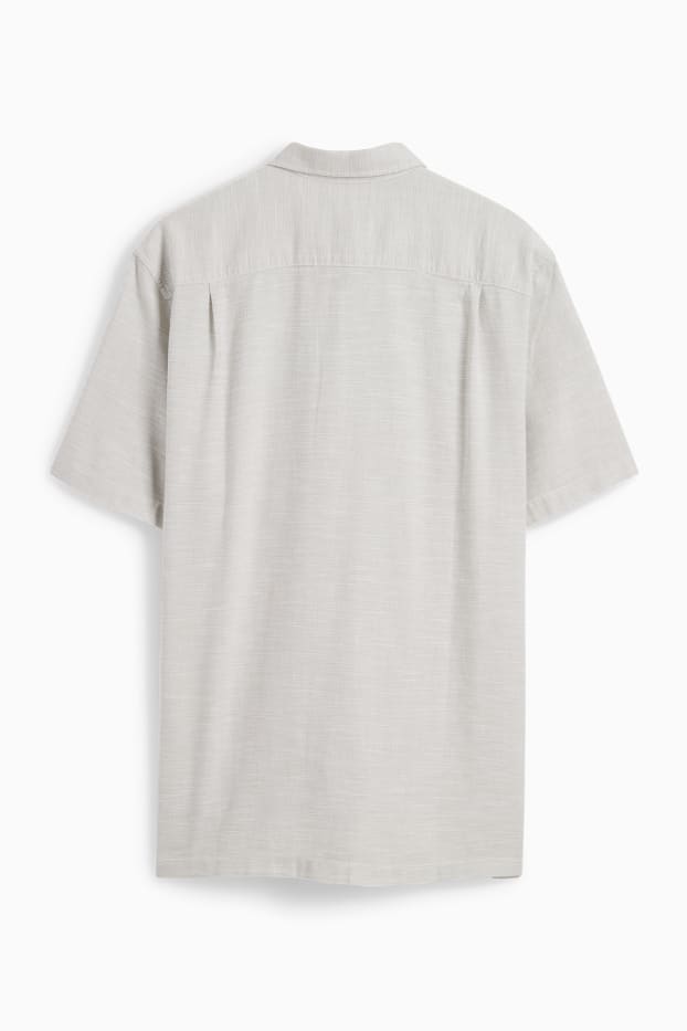 Men - Shirt - regular fit - Kent collar - mint green