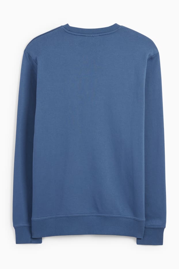 Mężczyźni - Bluza dresowa - niebieski