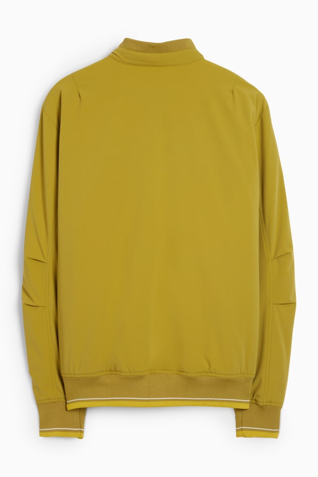Pánské - Blouson - z vodoodpudivého materiálu - hořčicově žlutá