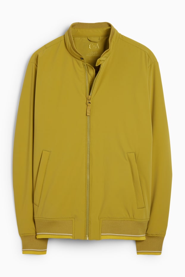 Pánské - Blouson - z vodoodpudivého materiálu - hořčicově žlutá