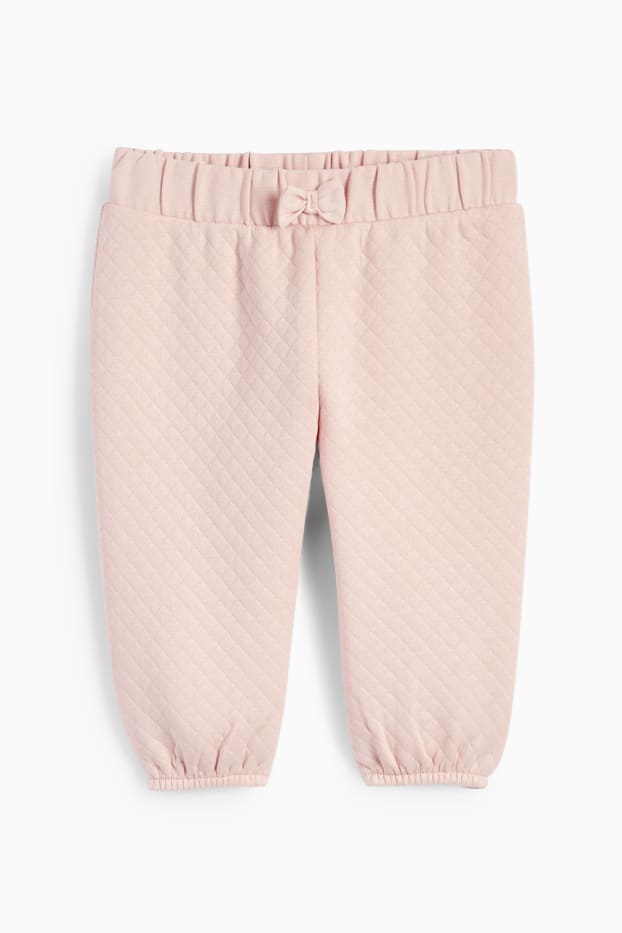 Baby: meisjes - Baby-outfit - 2-delig - roze