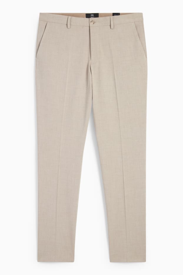 Herren - Baukasten-Hose - Slim Fit - Flex - 4 Way Stretch - hellbeige