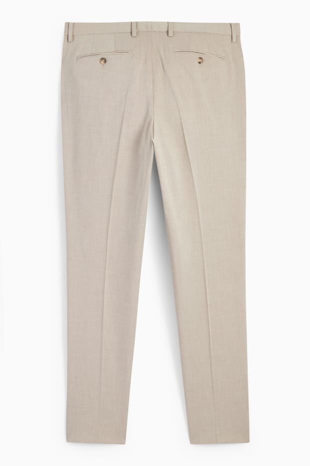 Herren - Baukasten-Hose - Slim Fit - Flex - 4 Way Stretch - hellbeige