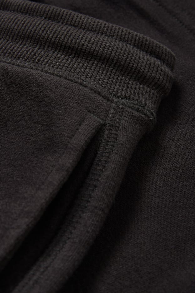 Kinder Buben - Sweatshorts - schwarz