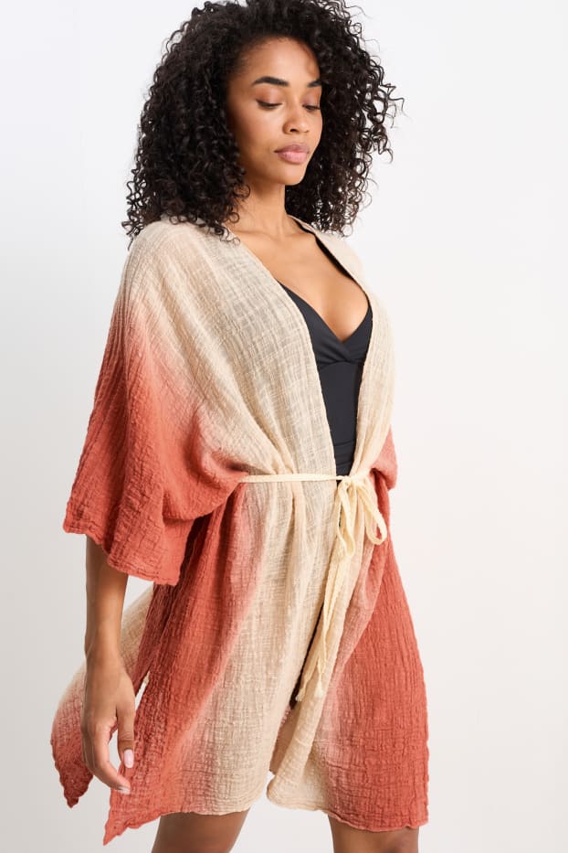 Femmes - Kimono - marron clair