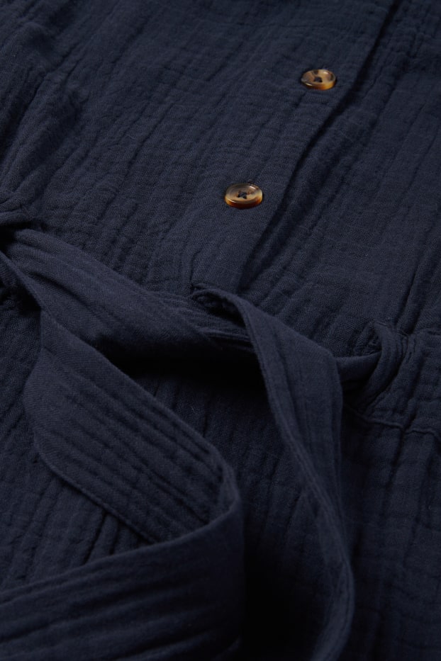 Dona - Granota de mussolina - blau fosc