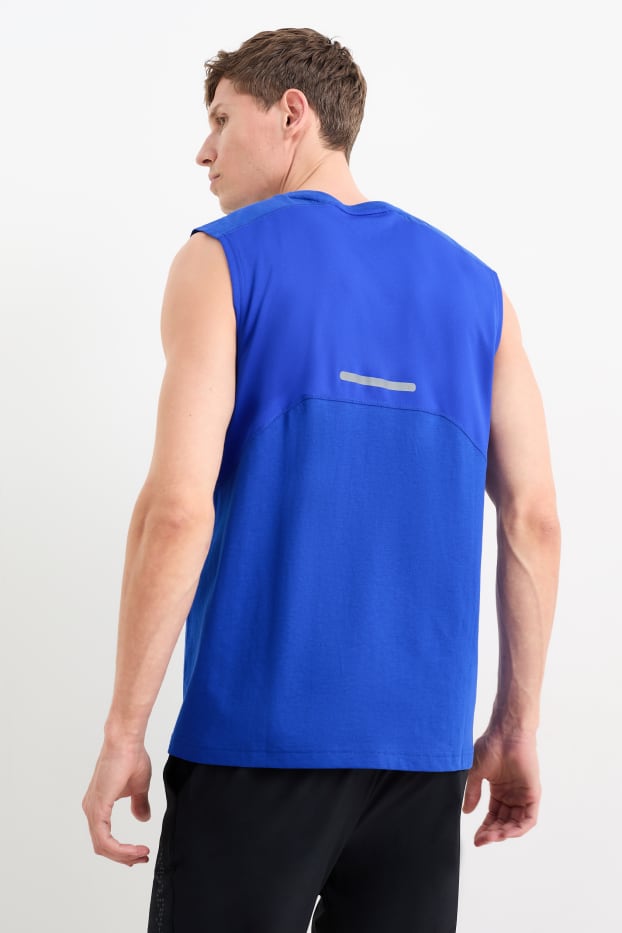Hommes - Haut de sport - bleu