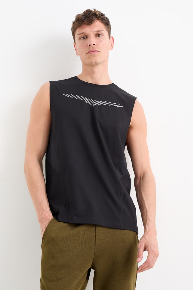 Home - Top tècnic - negre