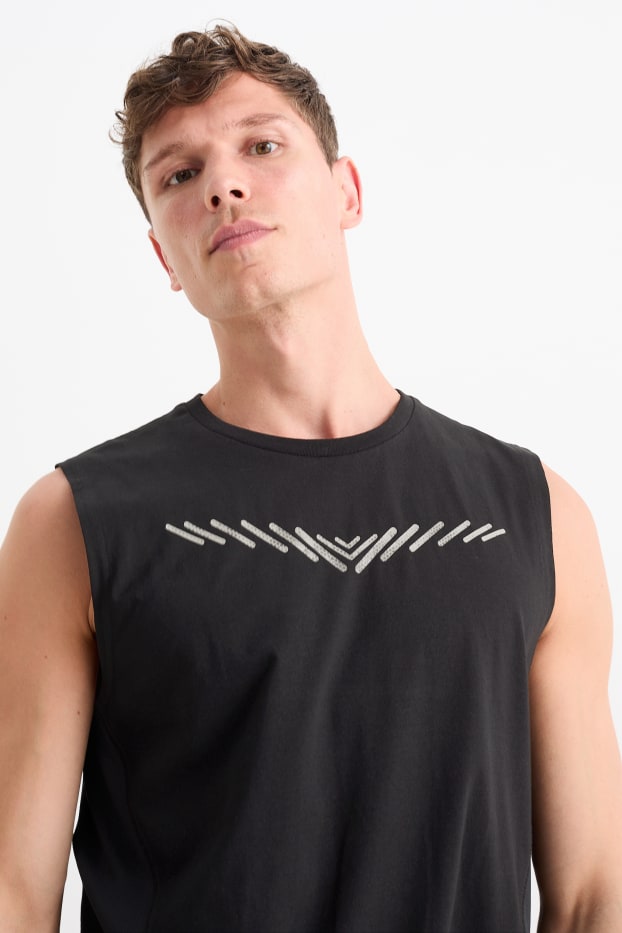 Home - Top tècnic - negre