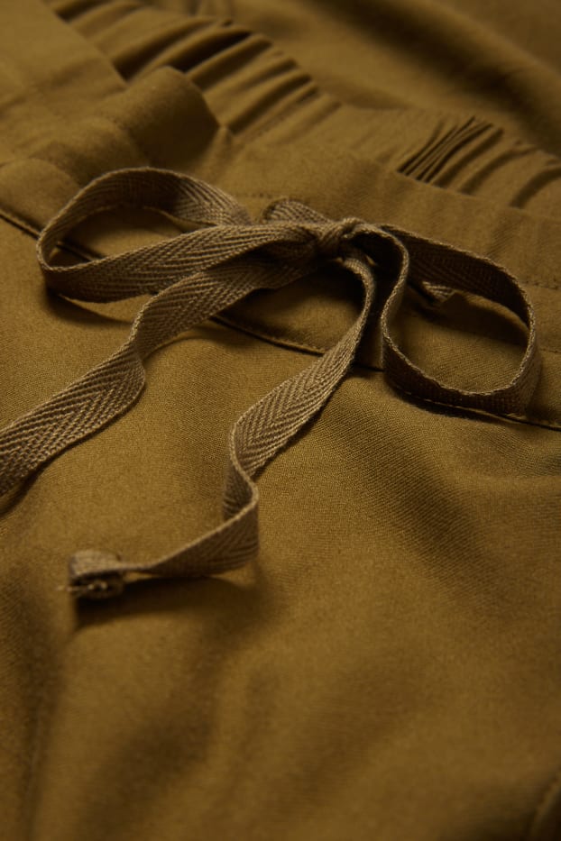 Damen - Umstands-Cargohose - khaki