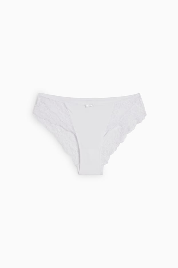 Damen - Slip - weiß
