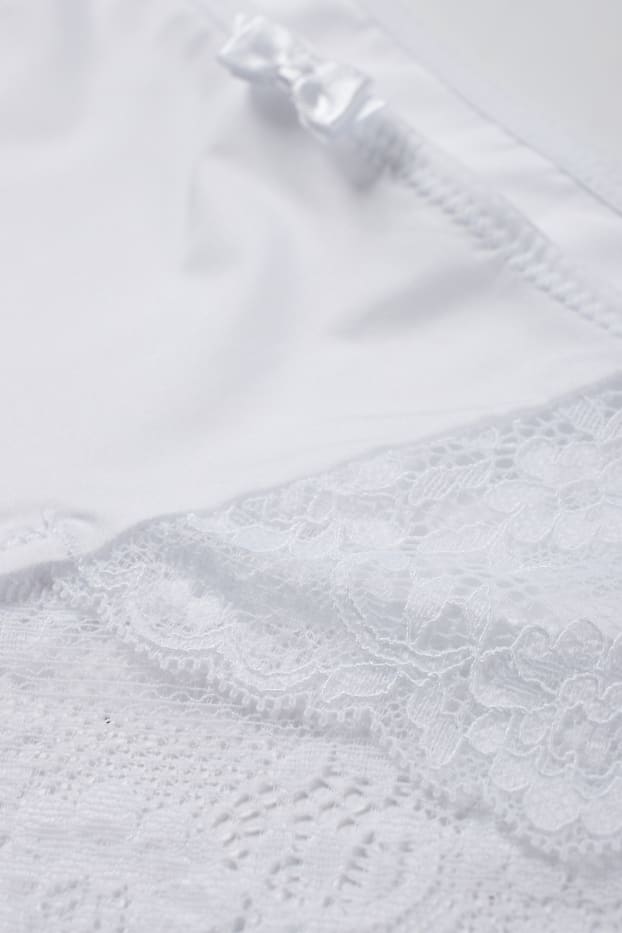 Damen - Slip - weiß