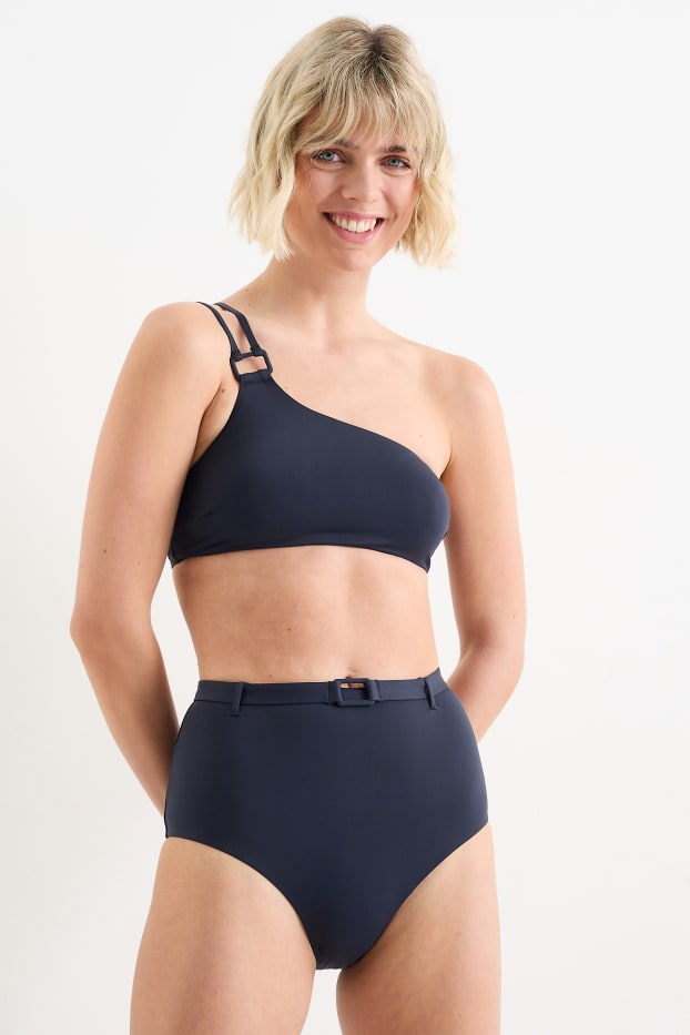 Damen - Bikini-Hose - High Waist - LYCRA® XTRA LIFE™ - dunkelblau