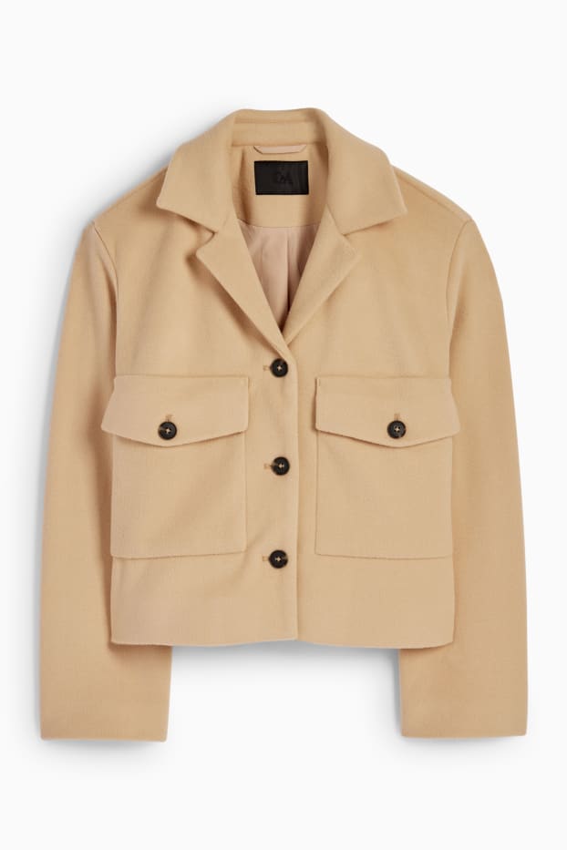 Damen - Jacke - beige