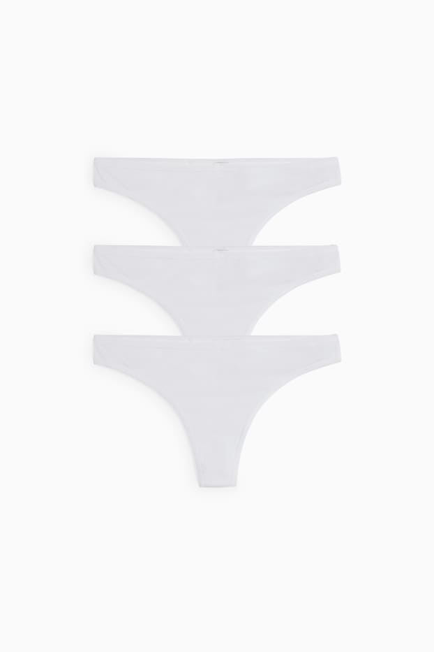 Dona - Paquet de 3 - tanga - blanc